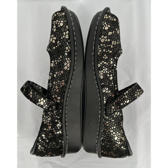 ALEGRIA Belle Gold Mosaic Mary Jane Comfort Shoe Size EU 39 US 9 BEL-780 - Picture 6 of 13